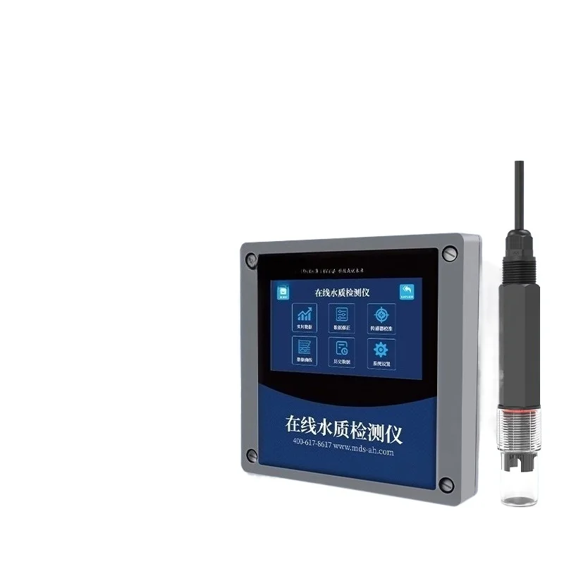 Water quality online monitor COD ammonia nitrogen PH residual chlorine suspended solids turbidity ORP multi-parameter