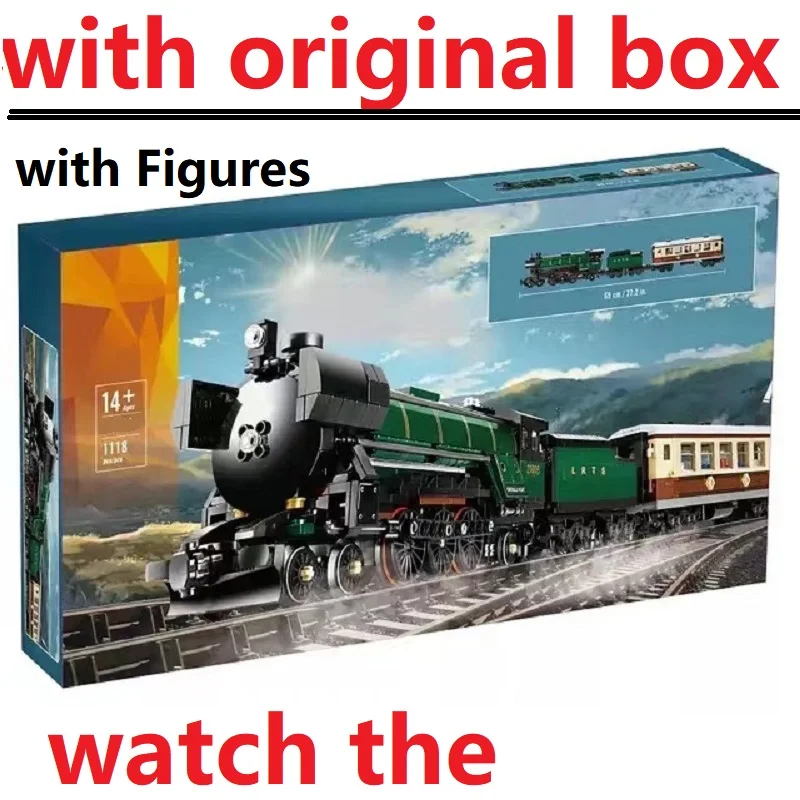 With Original Box 21005 20011 Emerald Night train Building Blocks Brick Birthday Chirstmas Gift model kit Toy 1085PCS