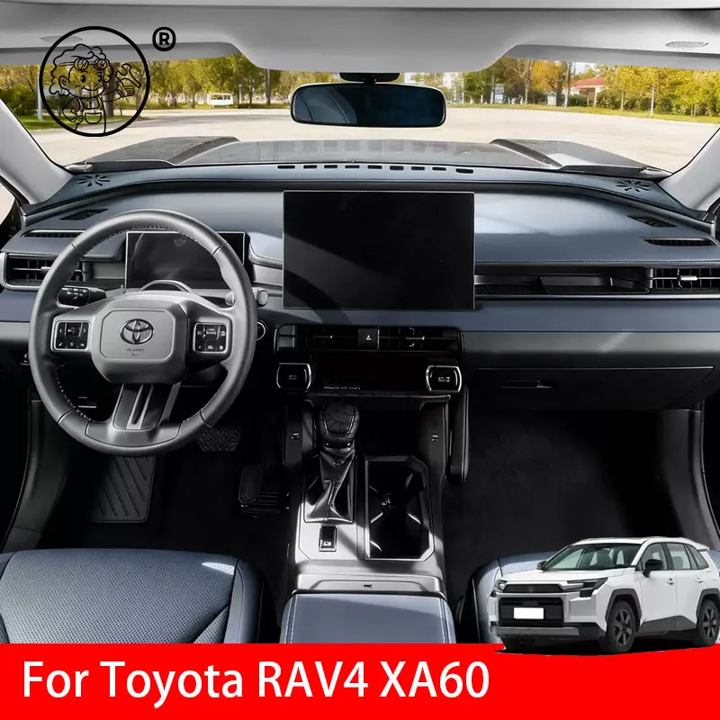 

Коврик на приборную панель для Toyota RAV4 XA60 2026 (правый/левый руль), солнцезащитный, противоскользящий, декоративный, аксессуар