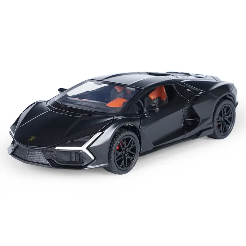 Symulacja 1/32 Lamborghini Aventador Model samochodu z dźwiękiem Światło Pullback Dzieci Chłopcy Samochód Zabawka Diecast Pojazdy Miniatura Voiture