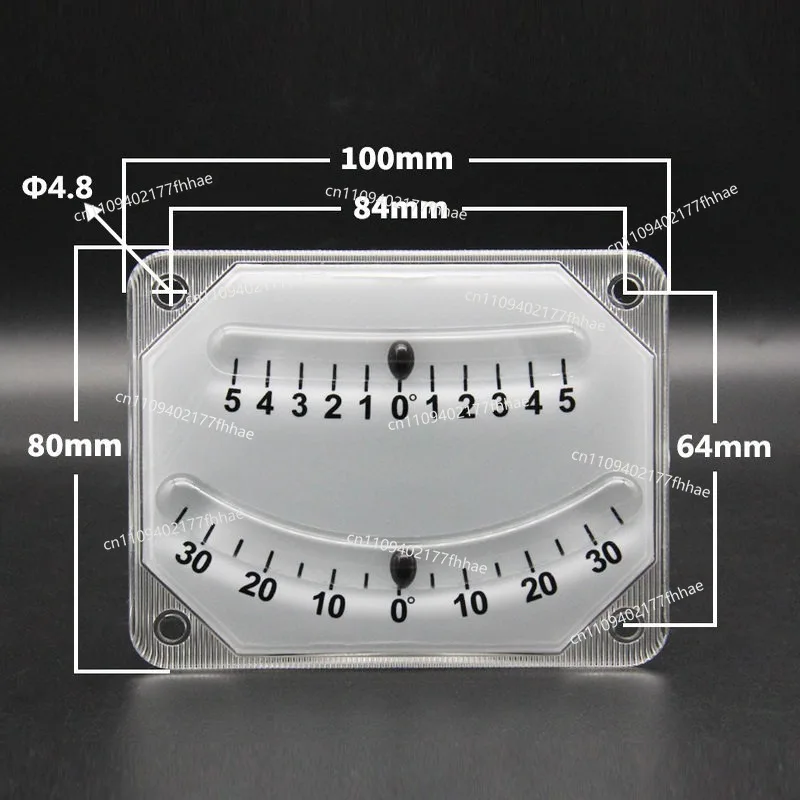 Free Shipping, Vehicle-mounted Ship Slope Meter, High-precision Measurement,Level, Double Tube, Steel Ball Angle Meter