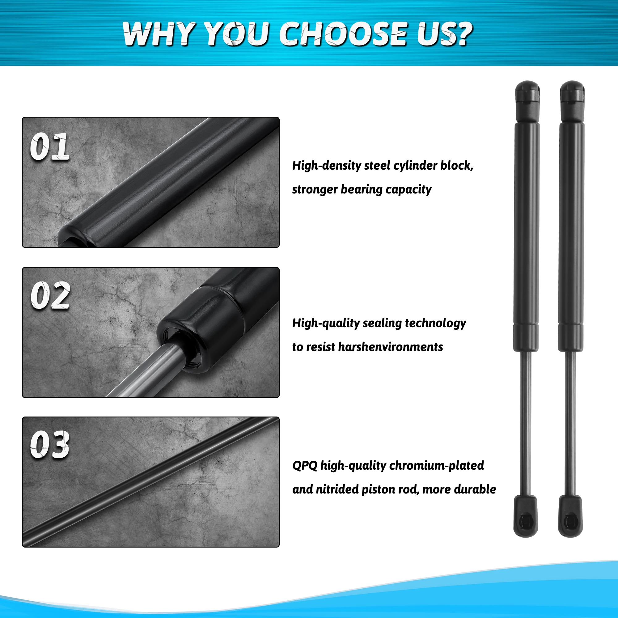 For Hyundai Sonata 2006-2008 Kia Optima Magentis K5 2001-2006 Car Trunk Lift Support Strut Shock Absorber Accessories