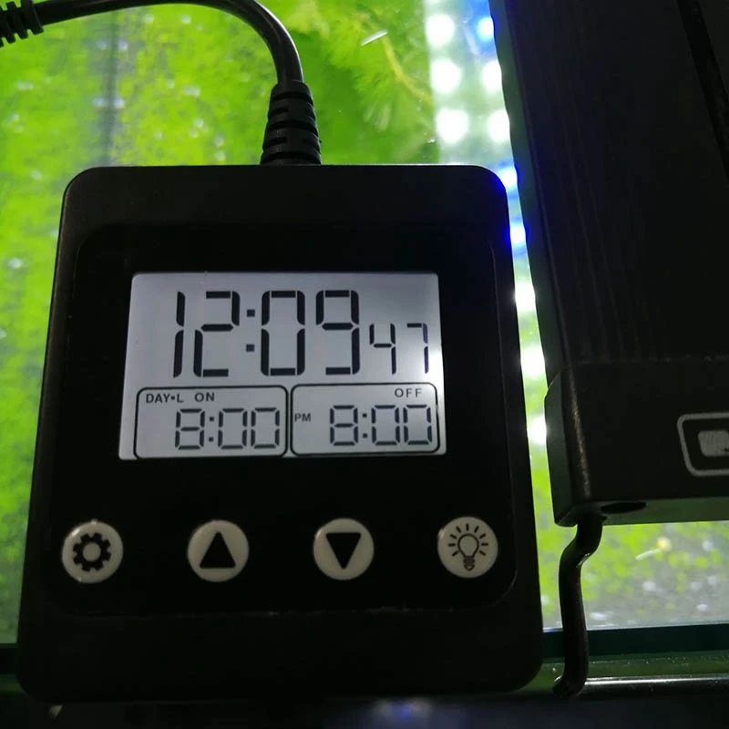 [NEW!A08R】 New Aquarium LED Light Controller Dimmer Modulator With LCD Display For Fish Tank Intelligent Timing Dimming System
