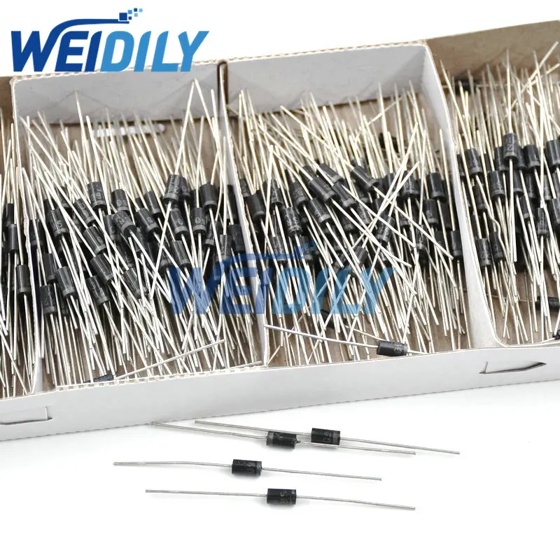 100PCS FR104 FR107 FR157 FR207 RL207 HER104 HER107 HER108 HER207 Schottky Rectifier Diode