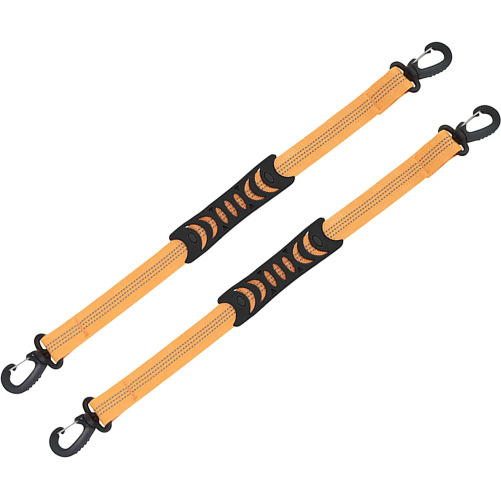 2Pcs Universal Portable Skate Leash for Roller Skates Ski Boots Ice Skating Shoes Hands-Free Carrying Strap Sturdy Nylon Plastic