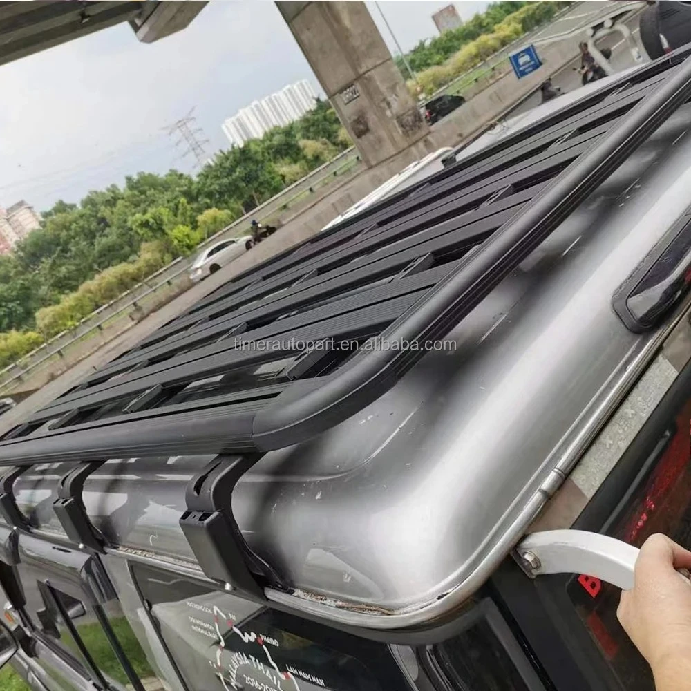 4x4オフロード用アルミ製ルーフキャリア。指定された取り付け - Overland Roof Rack Platform のレビューと価格