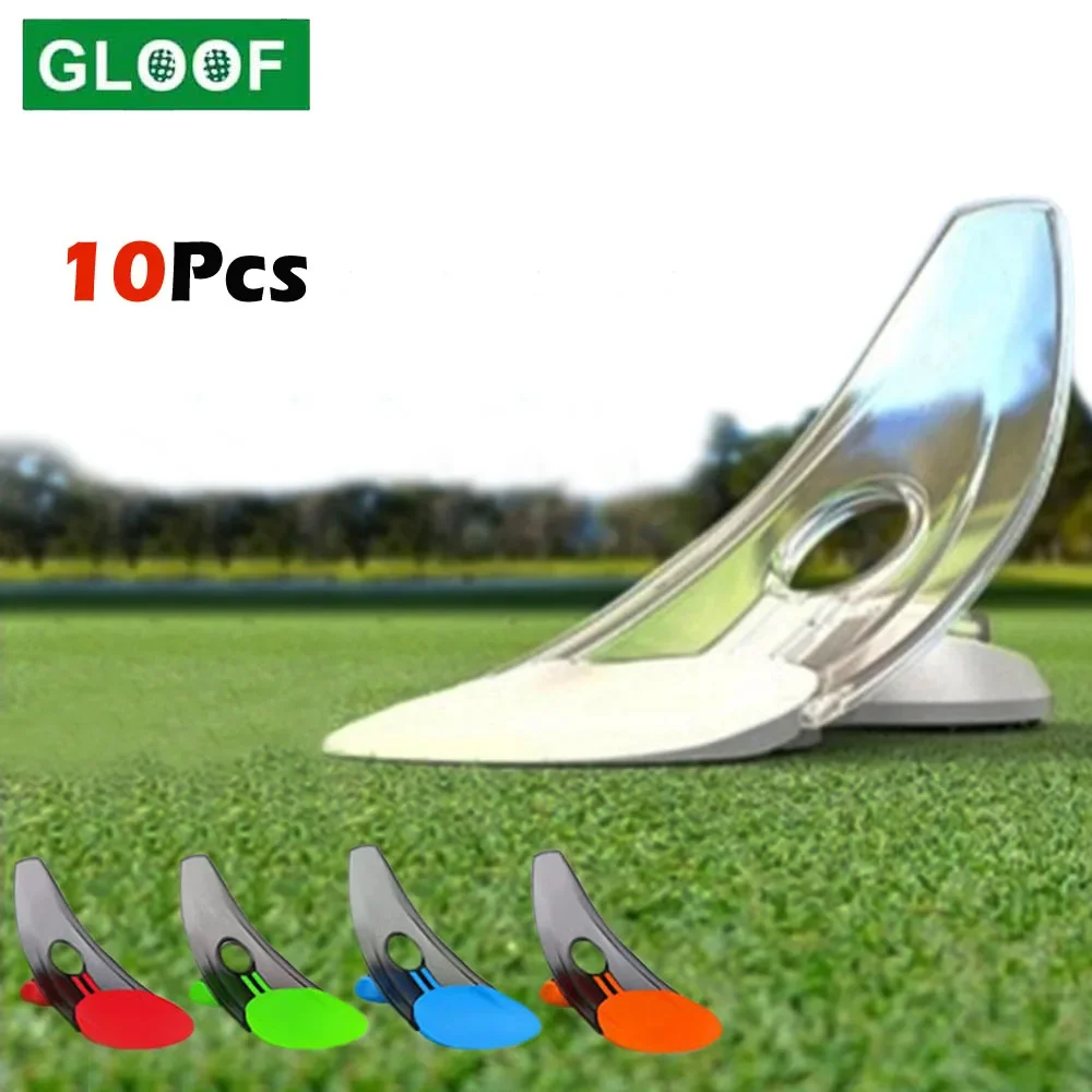 

10Pcs Pressure Putt Trainer Putt Aim Easy Practice Pressure Putting Golf Training Aids Putter Golf Cup Hole