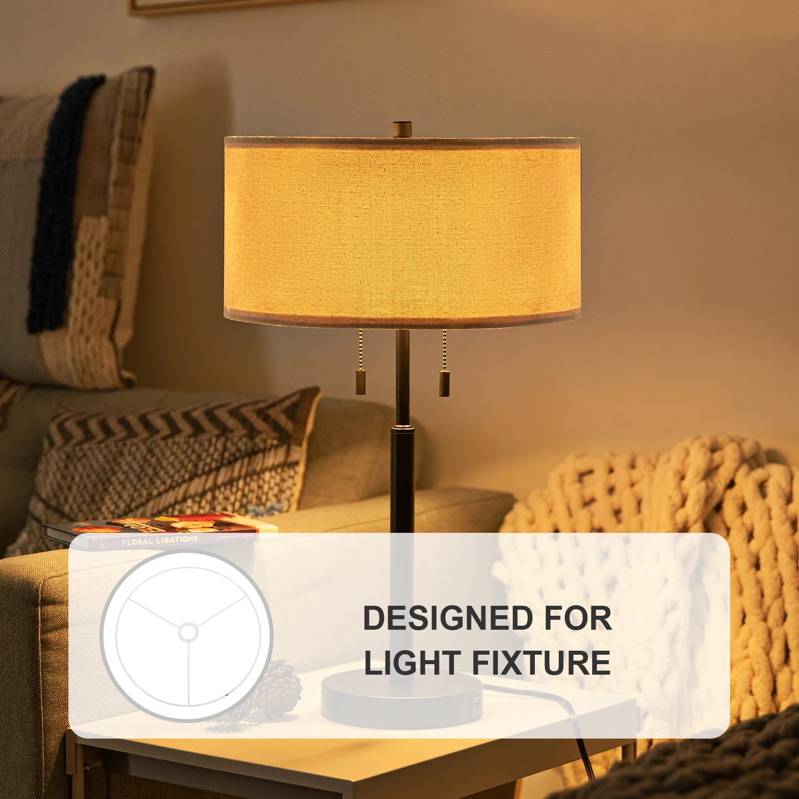 

Lampshade Frame Wire Cage Guard Holder E27 Base Metal Ring Support Vintage Round Pendant Light Frames Lamp Shade Ring Set