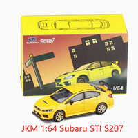 JKM 1:64 scale alloy car model Subaru STI