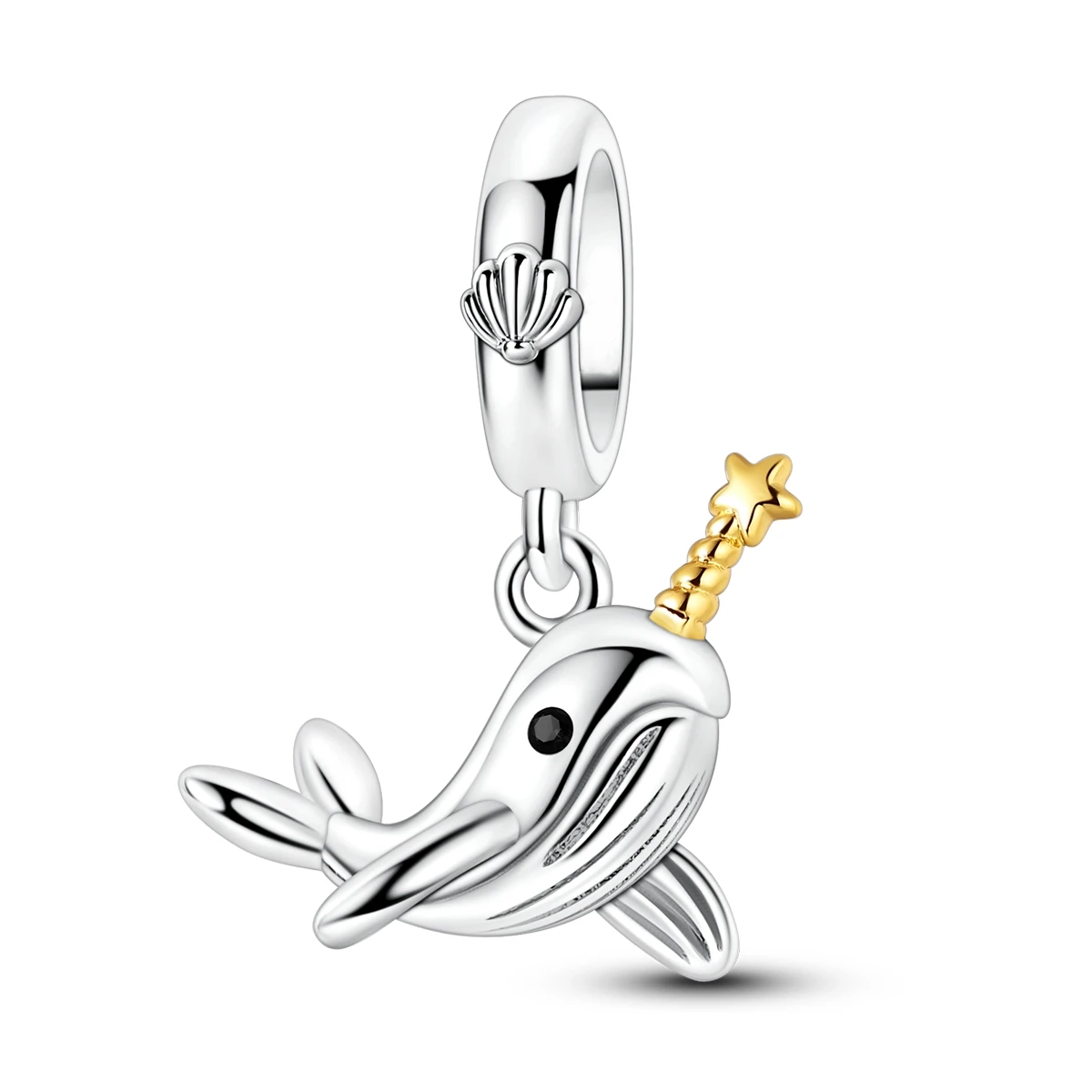 925er Sterlingsilber-Anhänger Sommer-Schildkröte Walhai Seepferdchen Delfin Seestern Anhängerperle passend für Armband DIY für Damen Schmuck