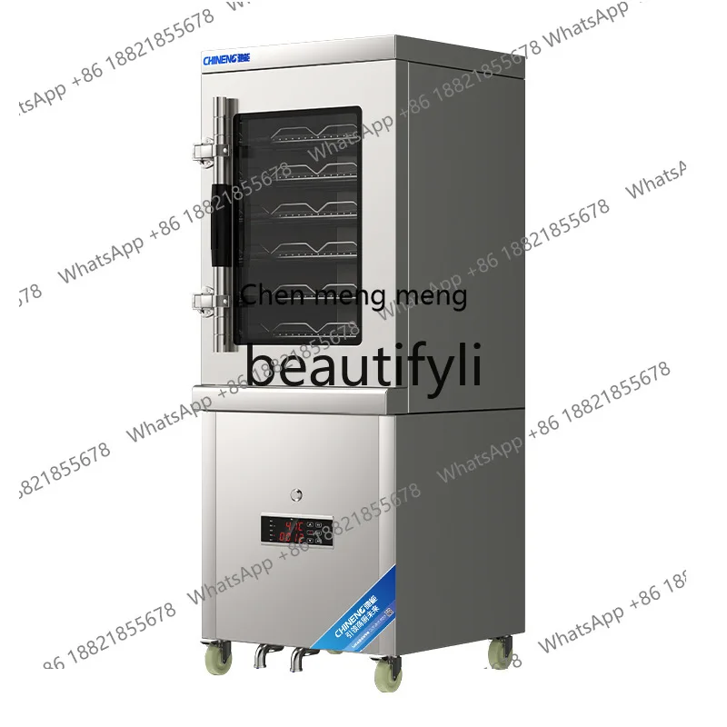 

Commercial Steamer Cabinet for Breakfast Shops, Automatic Small Rice Steamer, Stainless Steel Kitchen Equipment