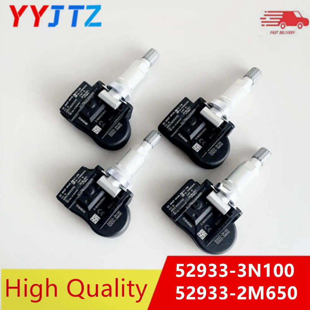 4PCS TPMS Tire Pressure Sensor 433 MHZ 52933-2J100 529332J100 52933-3N100 52933-2M650 52933-B1100 For Hyundai Verna Kia Ceed Sor