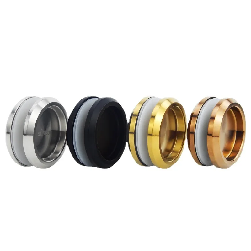 304 Stainless Steel Glass Door To Shower Room Round Recessed Handles Sliding Door Knobs Bathroom Furniture