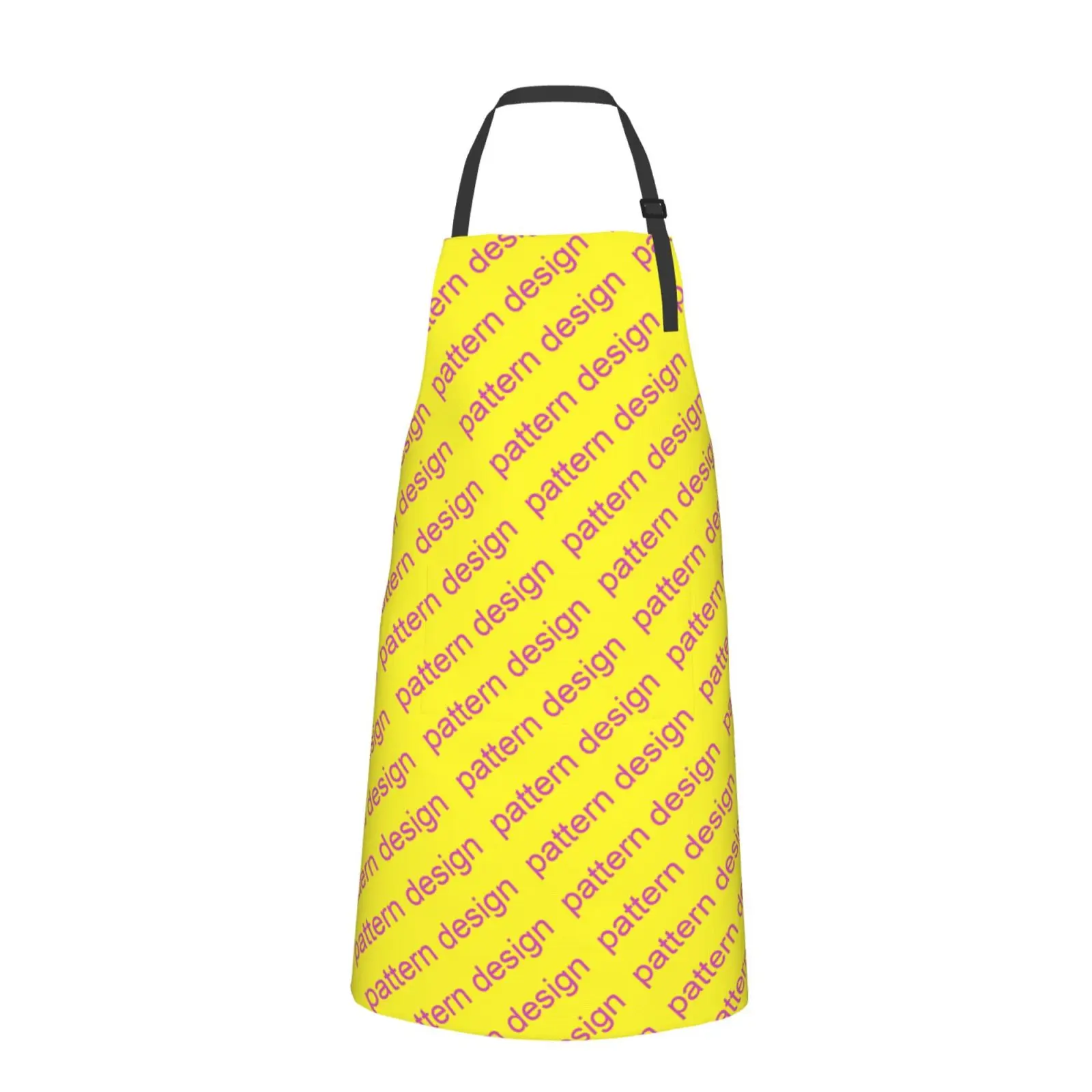 Wholesale 10Pcs Custom Logo Waterproof Apron Oxford Cloth Bulk Oilproof Chef Bib With Pockets Barista Restaurant Workwear Smock