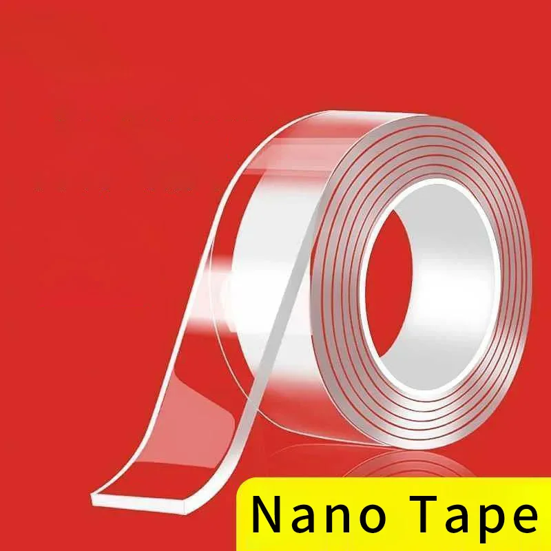 Cinta Adhesiva Nano De Doble Cara, Pegamento Extra Fuerte, Cinta Adhesiva De Dos Caras, Tira Impermeable Sin Rastro