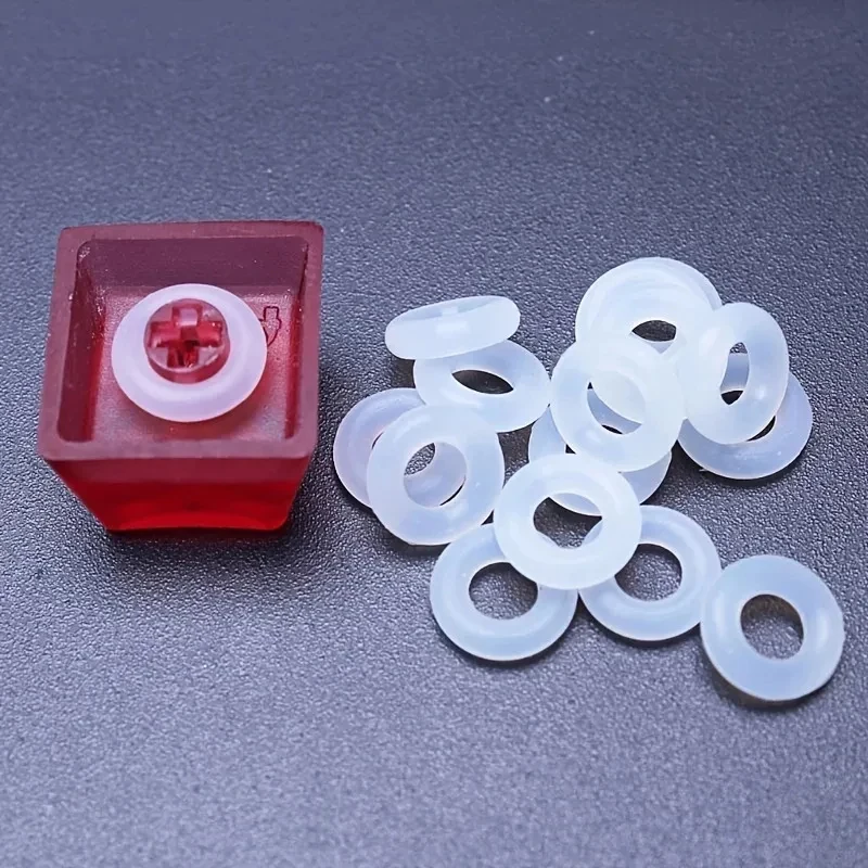 switch dampener rings easy to install without modification, practical noise reduction accessory for mechanical typing devices
