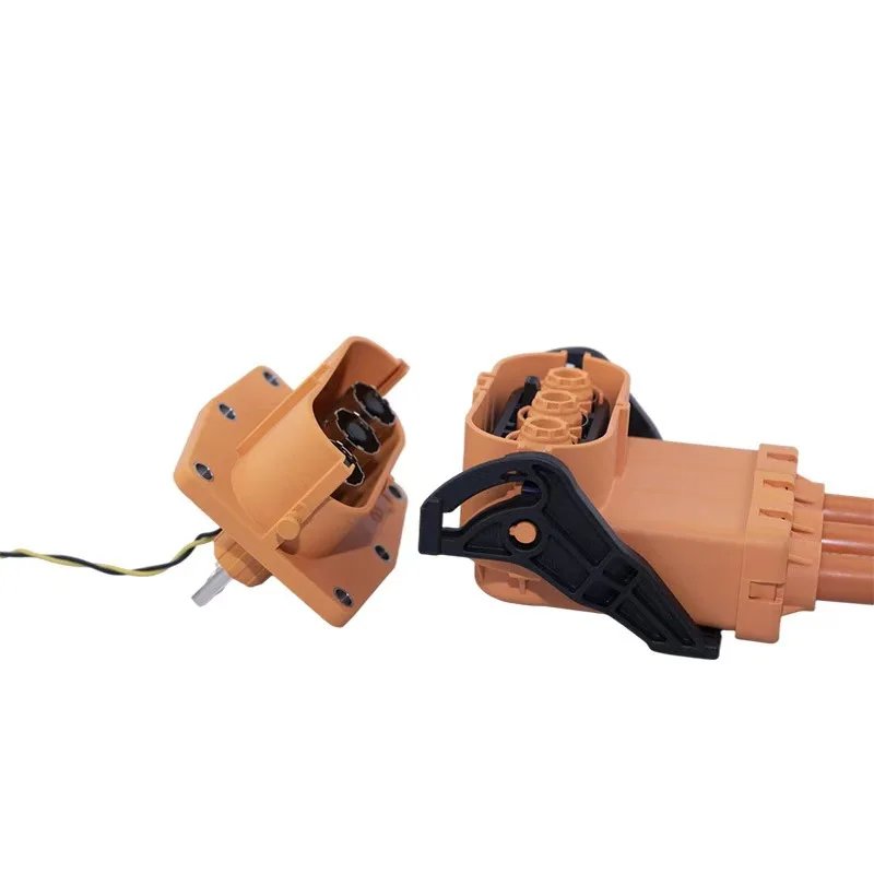 1500V DC 3Pin High Voltage Connector 8mm 125A 150A 200A Straight/Bent Plug Socket New Energy EV Battery Energy Storage Connector