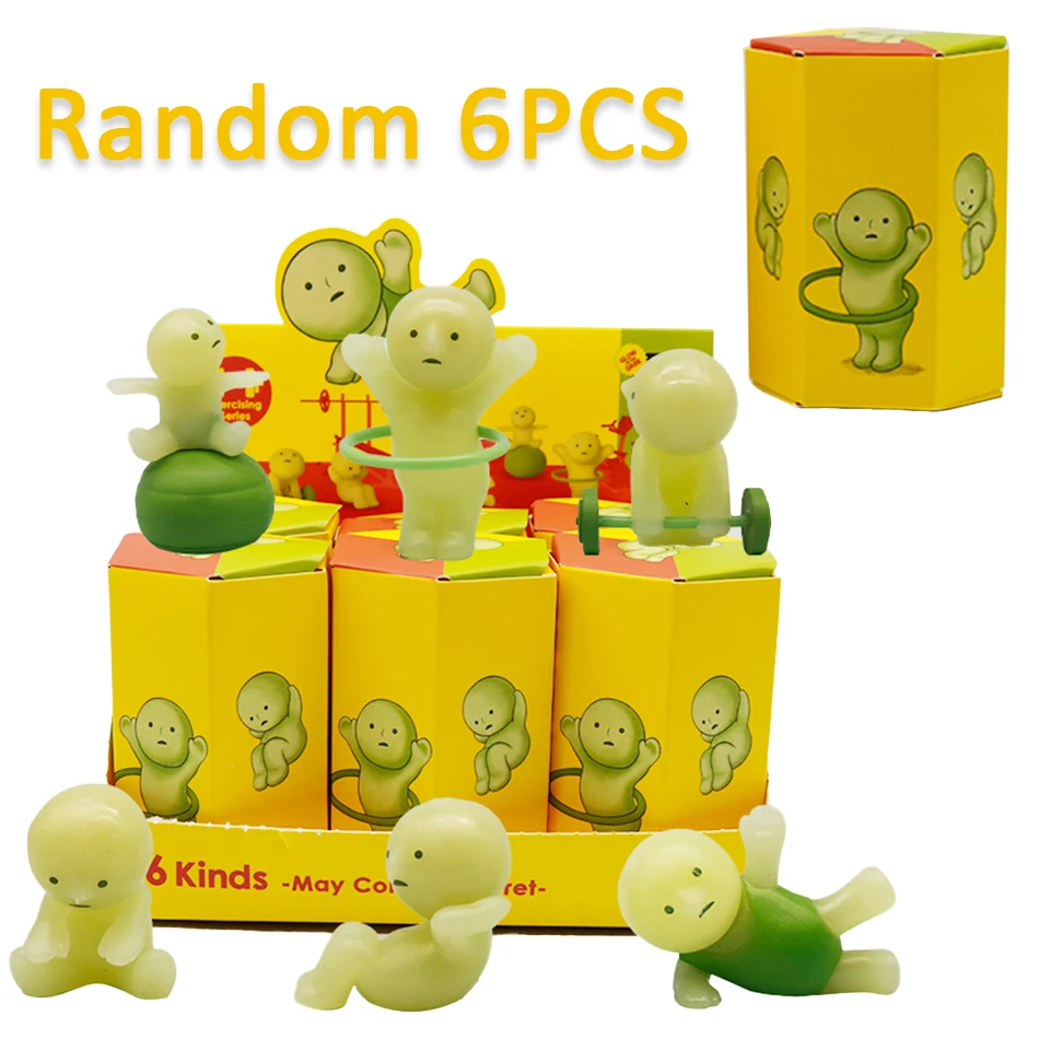 

Random Blind Box Work Serie Mystery Box Noctilucent Action Figures Decoration Fans Children Birthday Gifts Toys