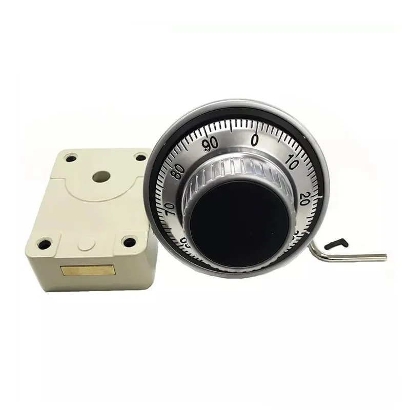 

Safe Precise Scale Mechanical Lock ATM Steel Dial Knob Vault Door Turntable Mechanical Combination Lock