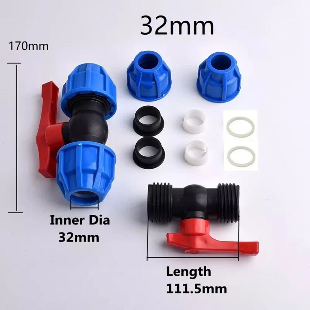 Garden Irrigation Valve PE Ball Valve Comfortable Grip Design Leak-proof Connection Quick Opening And Closing For PPR Pipes