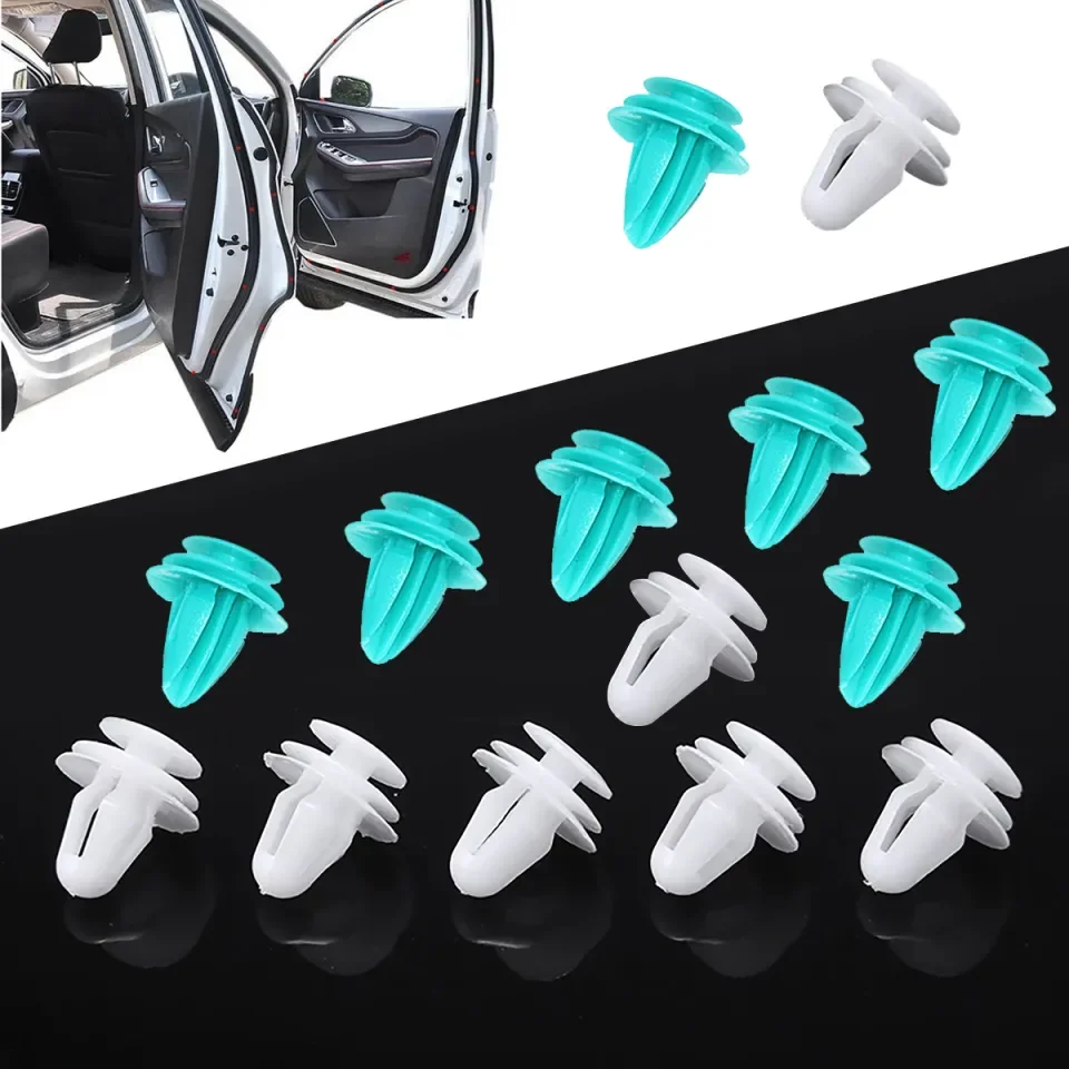 50pcs Fixed Clips With 8mm Holes Automotive Interior Door Panel Fasteners Full-Body Panel Rivets Vehicle Fixing Accessories