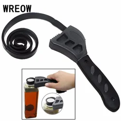 universal wrench 500mm Rubber Strap Multi-function  Black Wrench Adjustable Spanner For Any Shape Opener Tool Car Repair Tools