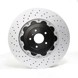 Auto Car High Carbon Alloys Combination Brake Disc for Audi Q7 OE# 4m0615301as