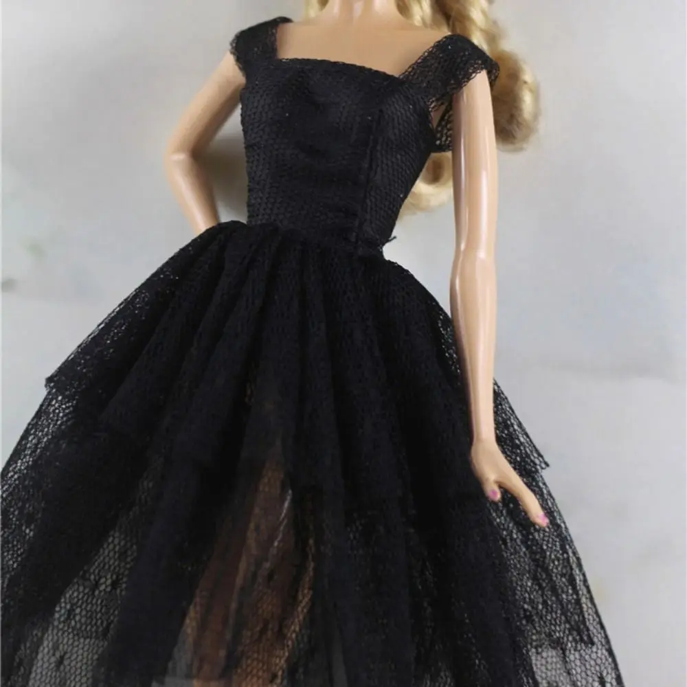 Vestido de encaje de 30cm, conjunto de vestido de encaje para muñeca, falda tutú elegante, ropa para muñecas BJD 1/6, vestidos elegantes para muñecas con temperamento a la moda