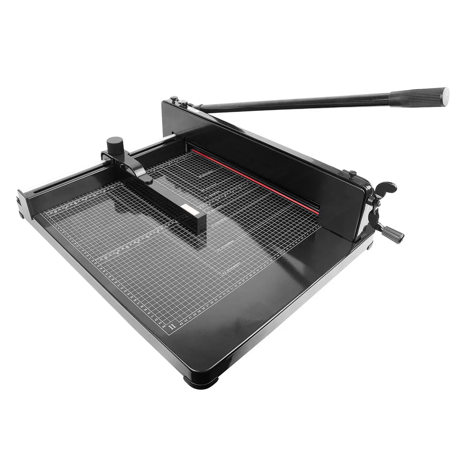 ZEQUAN Black Manual Guillotine Paper Trimmer 858 A3 Desktop Heavy Duty Desktop Paper Cutter