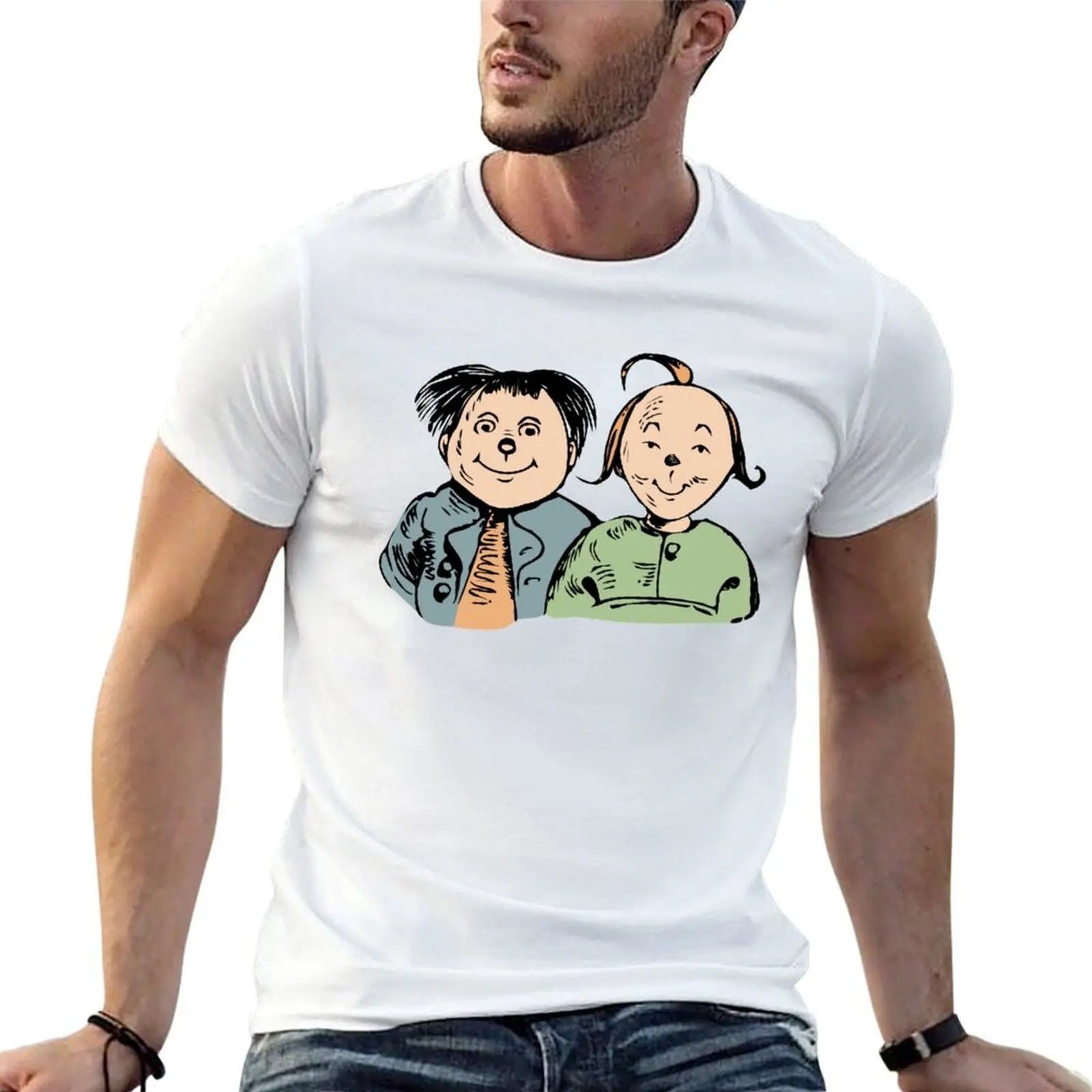 

Max and Moritz T-Shirt anime t shirts for man t shirts with prints T-Shirt
