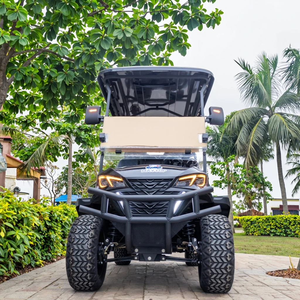 Affordable Club 6Seater Chinese Electric Golf Cart Car for Sale Comfortable 4+2 Seats Electric Golf Carts