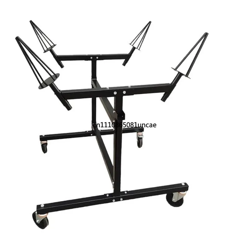 Universal Wheel Spray Rack, Rim Spray Rack - Heavy Duty Fixed and Rotary Paint Spray Rack