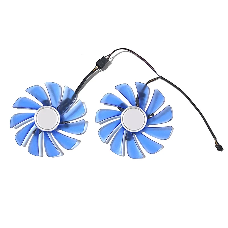 1SET For FDC10U12S9-C CF1010U12S 95MM 4PIN 0.45A Video Card Cooling Fan,For HIS Radeon RX 580 RX 590 ICE QX2 OC 8GB VideoCard