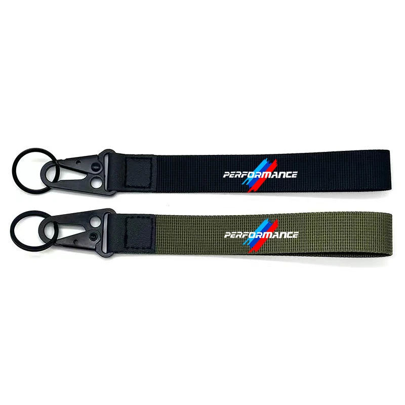 Car Styling Embroidery Nylon Keyring Anti-loss Keychain For BMW 1 2 3 4 5 Series X1 X3 X4 X5 X7 G20 G38 F20 F39 F48 E60 E36 E39 view 3