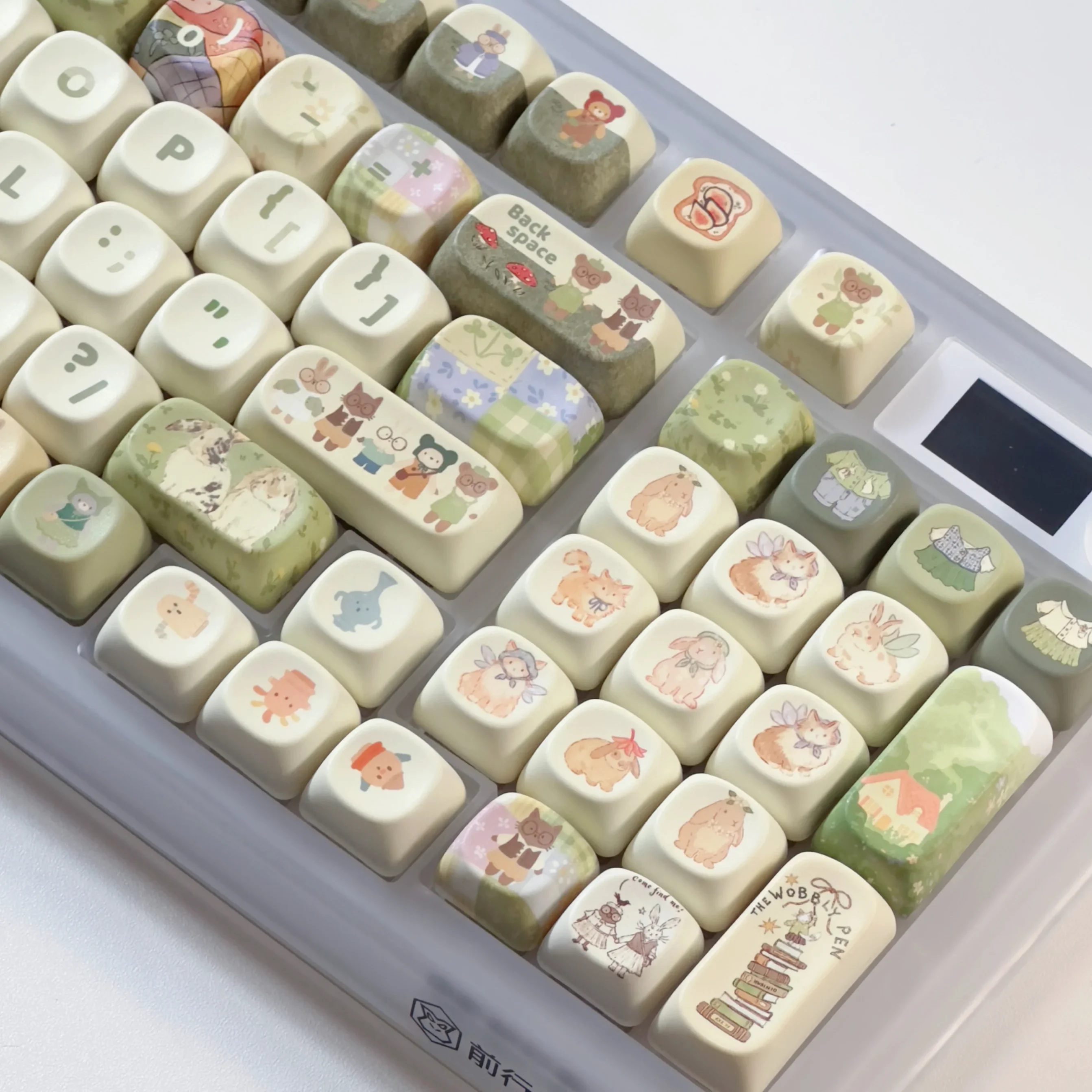 

Grain rain rain keycaps mechanical keyboard xoa keycaps customized cute