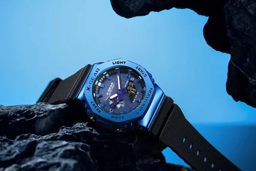 Resistencia a los golpes GM Sport Digital Electrónico Reloj universal para hombres y mujeres Hora mundial Función completa Esfera LED de aleación 2100