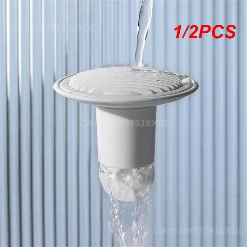 1/2PCS Anti-odor Shower Drain Stopper Silicone Strainer Floor Drain Deodorant Plug Hair Catcher Insect-proof