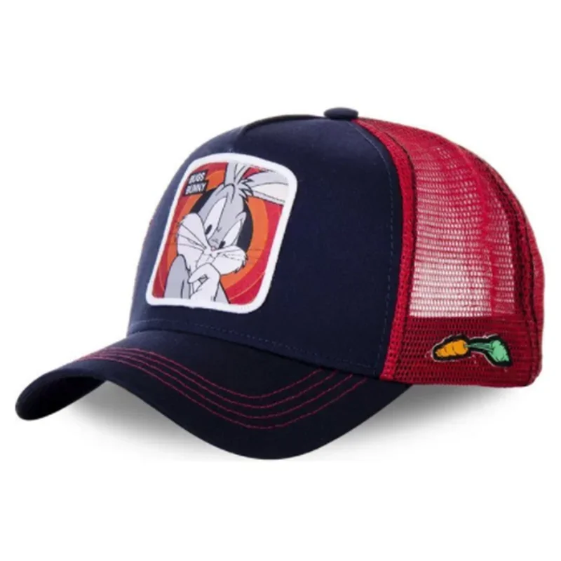 Heißer Verkauf Unisex Anime Cartoon Kappe Hohe Qualität Patch Ziehen Baseball Kappe Männer Trucker Hut