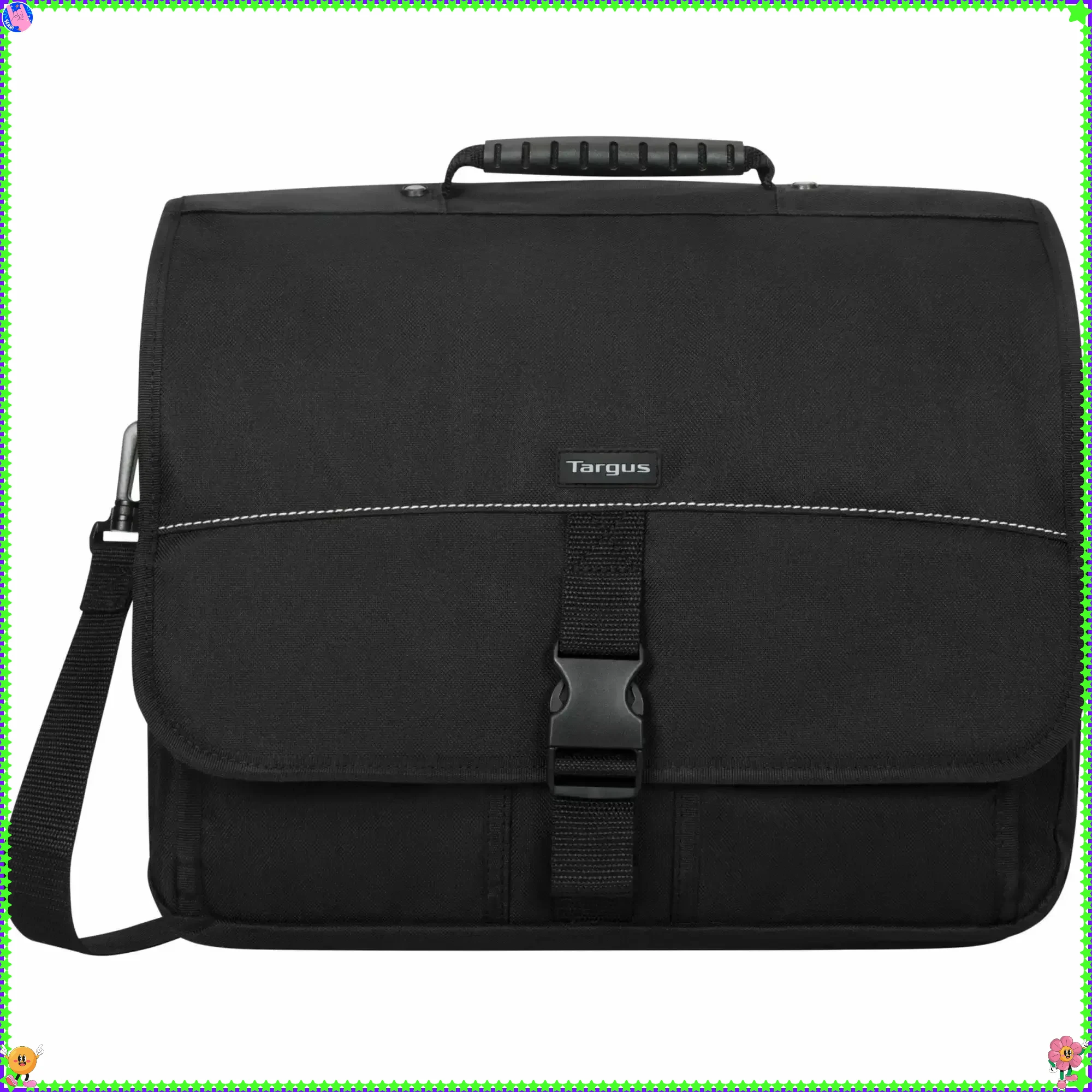 

Черная сумка-мессенджер из полиэстера для ноутбука с мягкой подкладкой 15,6 дюйма, деловой органайзер для работы с местом для хранения файлов для компьютеров