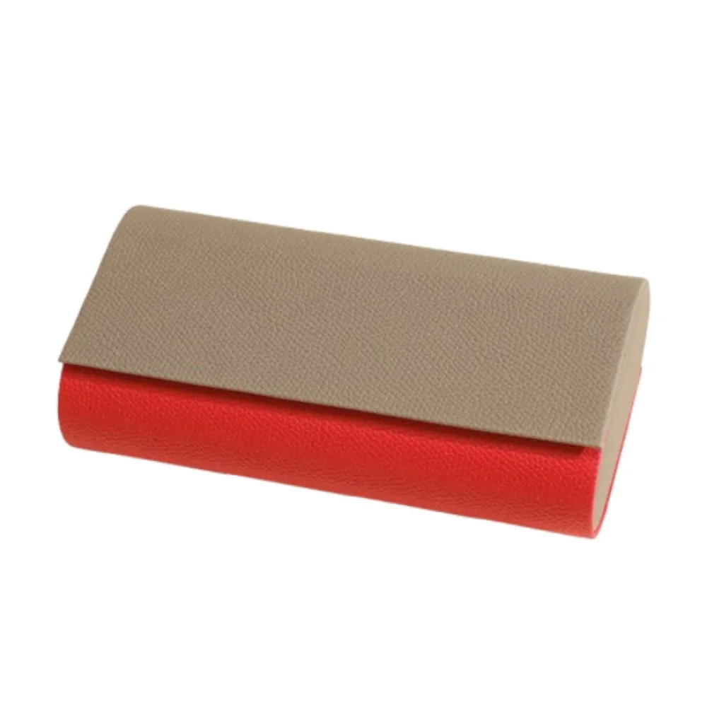 

Portable Eyeglasses Protective Case Magnetic Buckle Flocking Inside Eyeglasses Sleeve Anti-Pressure Sturdy