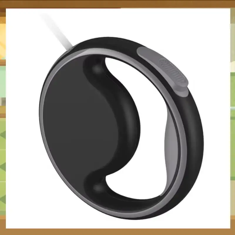 

Durable 3-Meter Retractable Dog Leash With LED Light, Black Traction Collar For Puppies-BAAX