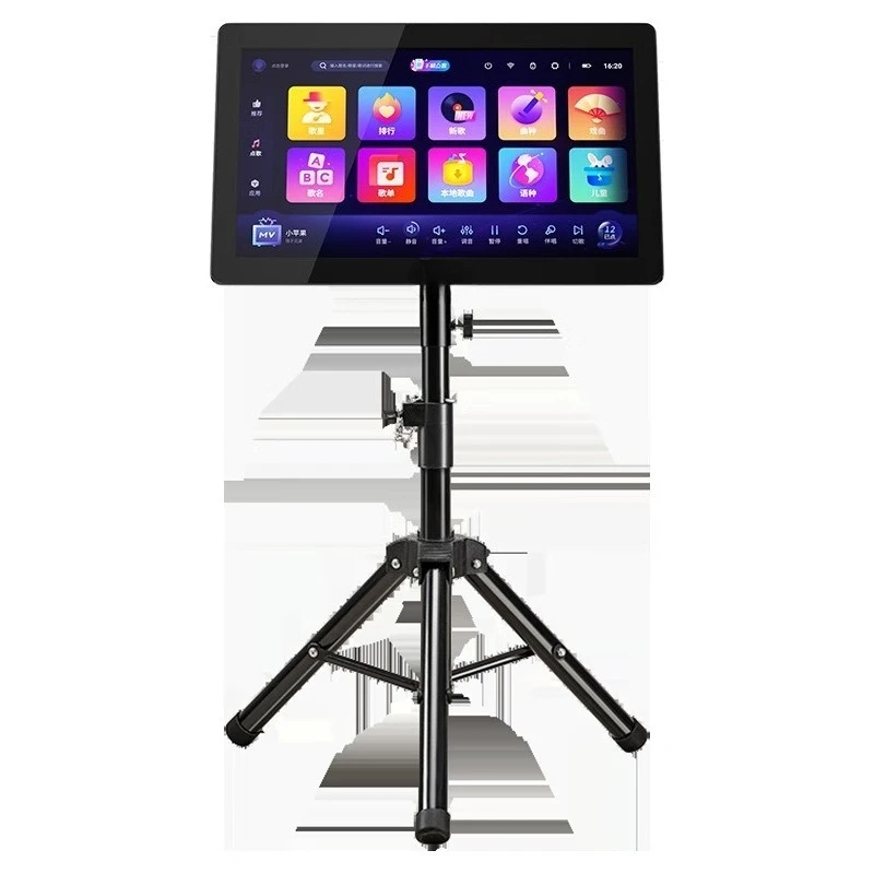 Outdoor home jukebox capacitive screen mobile portable touch screen all-in-one machine high definition family ktv