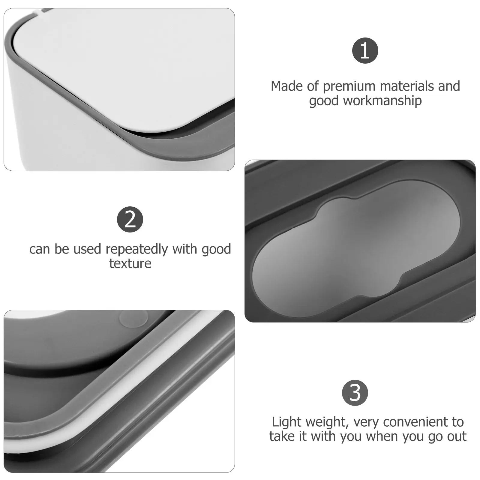 

Держатель для детских салфеток, прочный многоразовый контейнер для салфеток, портативный диспенсер, дорожный футляр, легкий, для использования в детской, ванной комнате, на столе