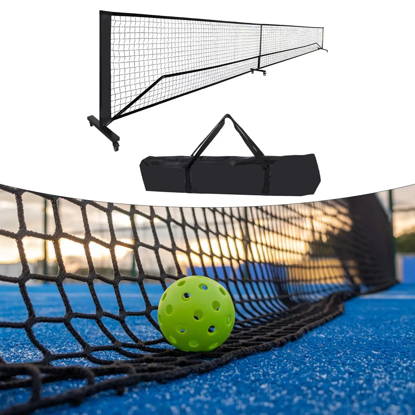 

Портативный сет для пиклбола стандартного размера с железным каркасом, быстрая установка для тренировок и отдыха на открытом воздухе