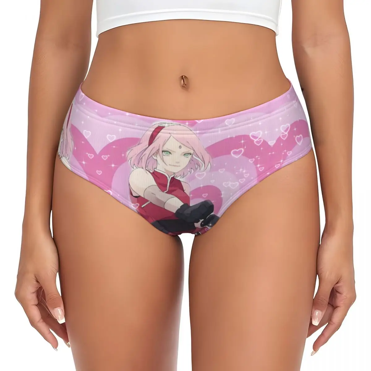 

Custom Womens Anime S-Sakuraes H-Harunoes Movie Love Panties Breathable Briefs Underwear