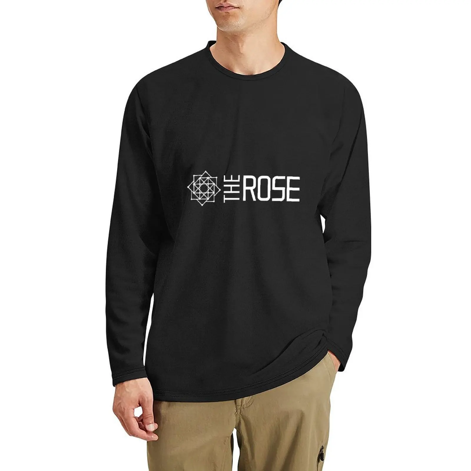 

The Rose KPop HD Logo Long T-Shirt graphic t shirt t shirt man anime korean fashion plain t shirts men