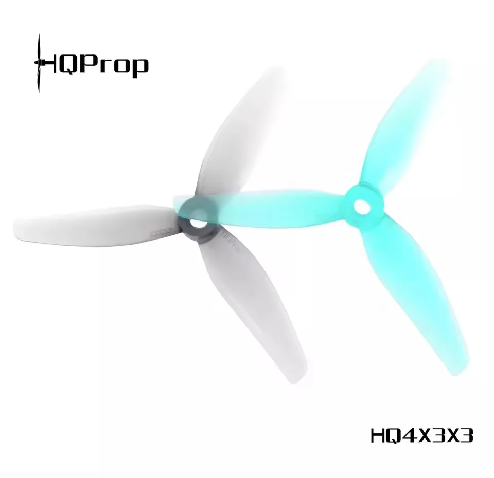 HQProp 4X3X3V2 (2CW+2CCW)-Poly Carbonate Freestyle Durable Prop 4 Inch Propeller for Brushless Motor