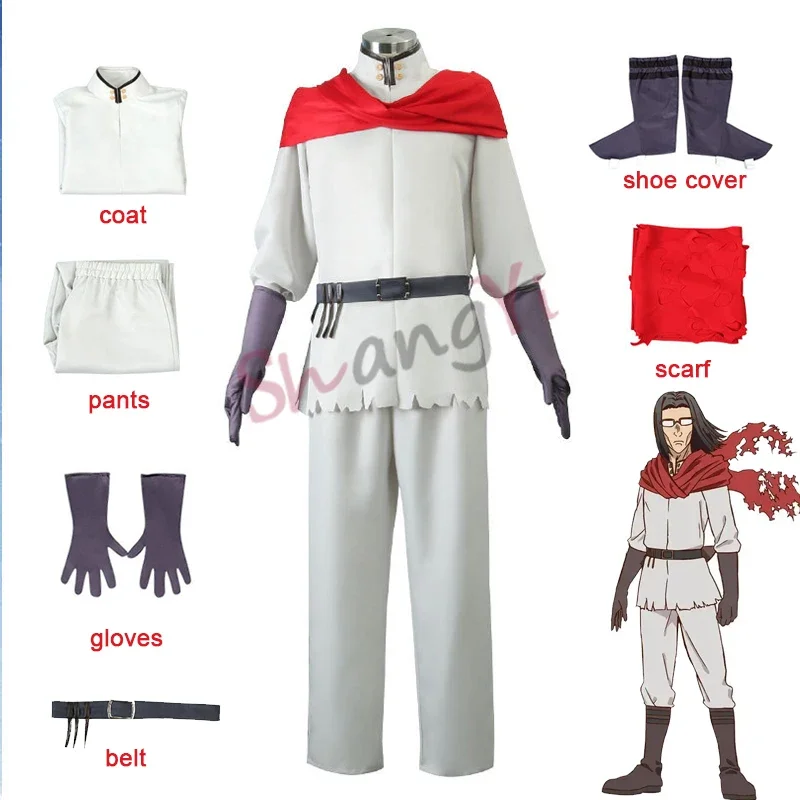 Anime Isekai Ojisan Uncle from Another World Yousuke Shibazaki Cosplay Costume Ojisan Uncle Uniform Set Gloves Shoes Cover Men