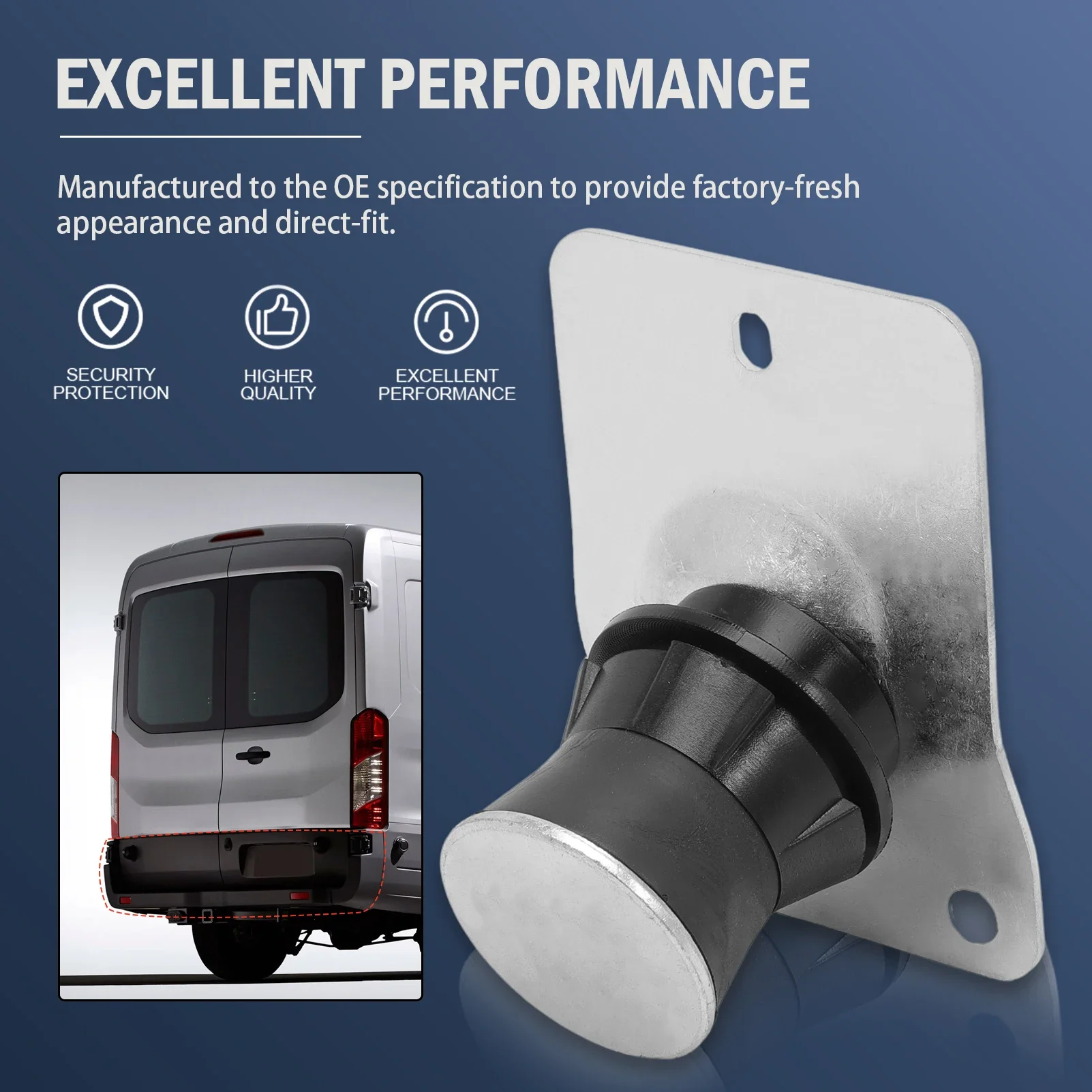 Soporte exterior del parachoques trasero para Ford Transit-250 Transit-350 Transit-350 HD 2015 2016 2017 2018 2019 BK3Z-61247A64-C BK3Z61247A64C