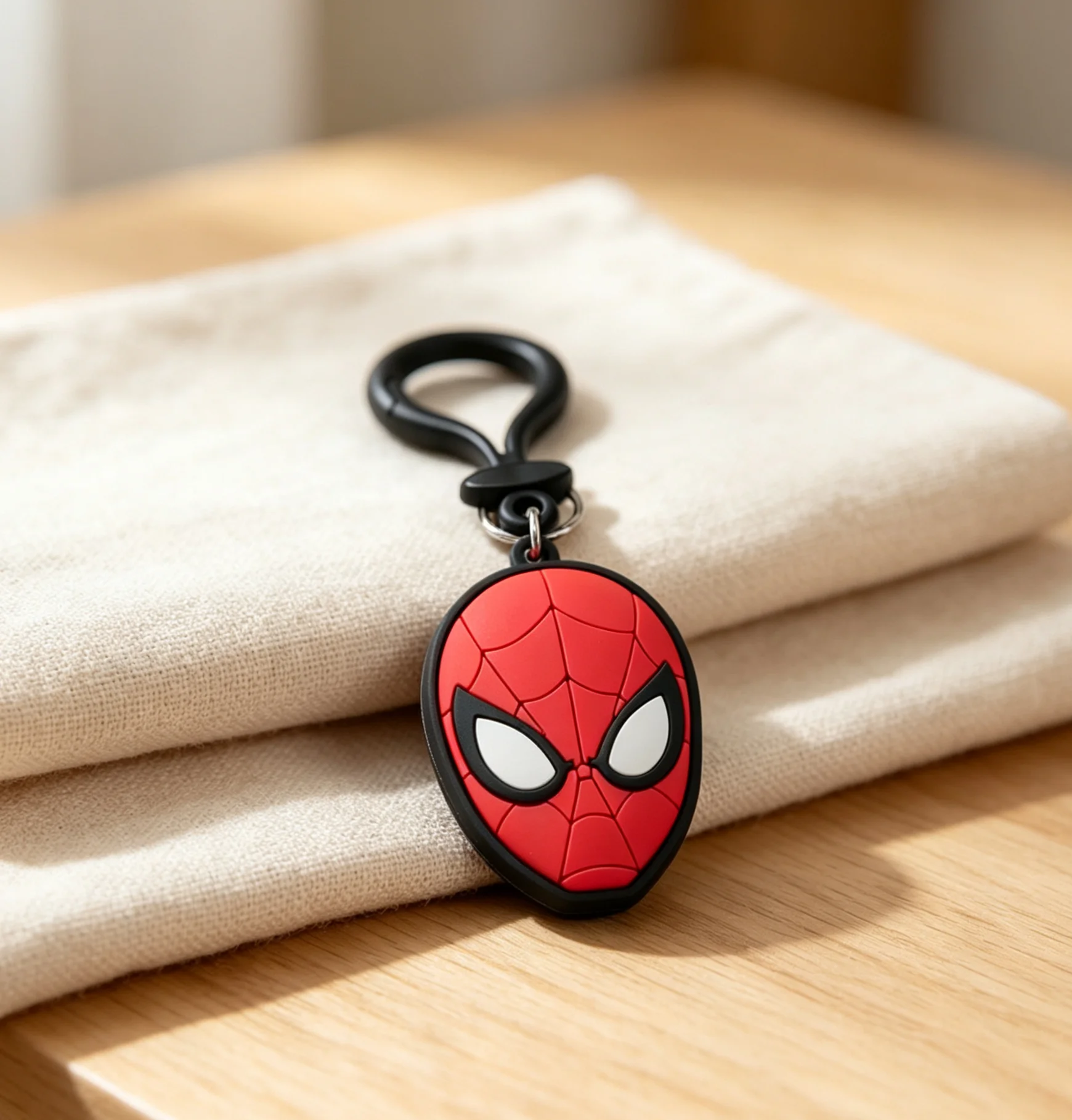 Spider-Man PVC Keychain Cartoon Cool Bag Charm Key Ring Backpack Decoration Creative Gift for Fans Birthday Party Holiday